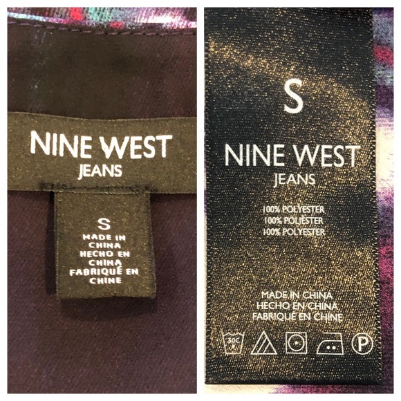 Nine West Jeans Plaid Popover Tunic Top - Picture 8 of 8